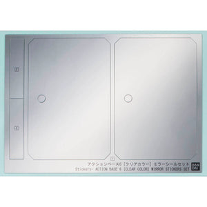 1/144 ACTION BASE 6 [CLEAR COLOR] Mirror Stickers Set