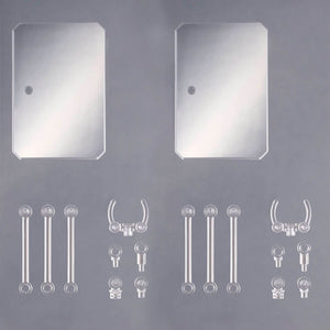 1/144 ACTION BASE 6 [CLEAR COLOR] Mirror Stickers Set