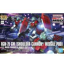 Load image into Gallery viewer, HG 1/144 RGM-79 GM (SHOULDER CANNON / MISSILE POD)
